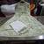 Beautiful green printed cotton cord set