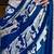 Blue satin poly silk printed satin-sarees