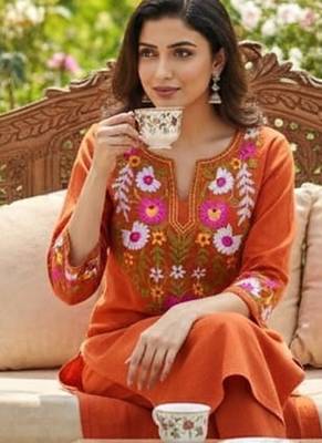 Beautiful embrodiered cord set 2