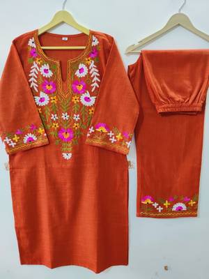 Beautiful embrodiered cord set 5