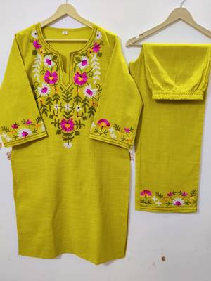 Beautiful embrodiered cord set 5