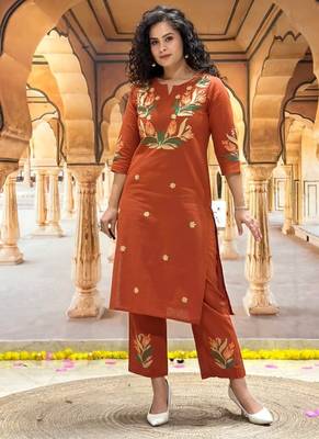 Beautiful embrodiered cord set 3