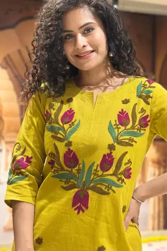Beautiful embrodiered cord set