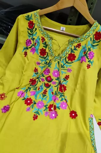 Beautiful embrodiered cord set
