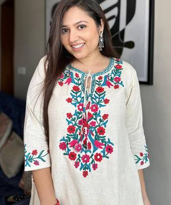 Beautiful embrodiered cord set 3