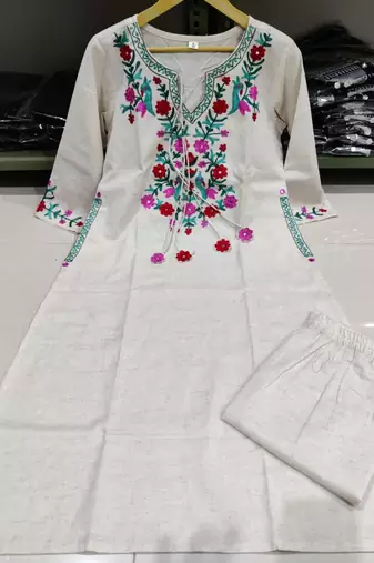 Beautiful embrodiered cord set