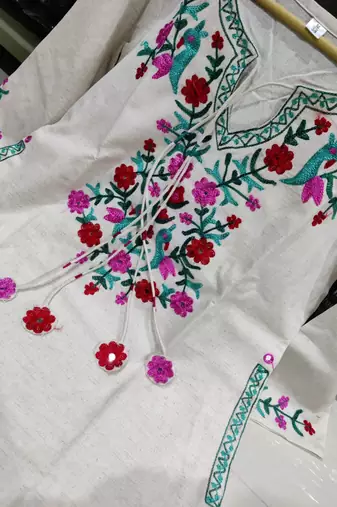 Beautiful embrodiered cord set