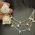 Polki kundan pearls jhumki earrings with kaan chain set