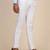White regular fit trousers
