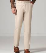 Beige work wear trousers