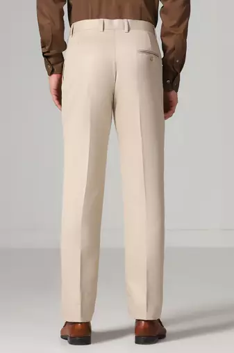 Beige work wear trousers