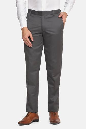 Grey formal trousers