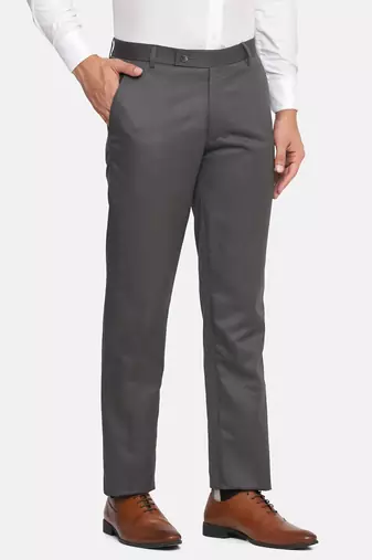 Grey formal trousers