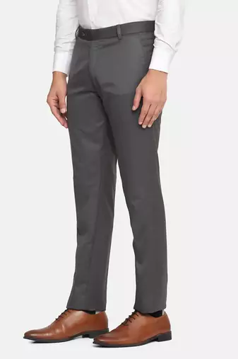 Grey formal trousers