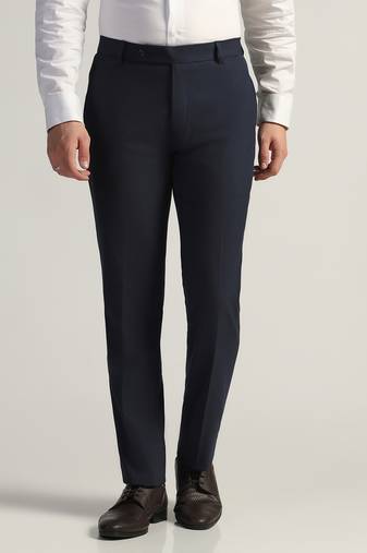 Blue strechable trousers