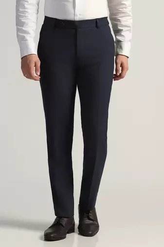 Blue strechable trousers