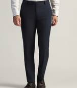Blue strechable trousers