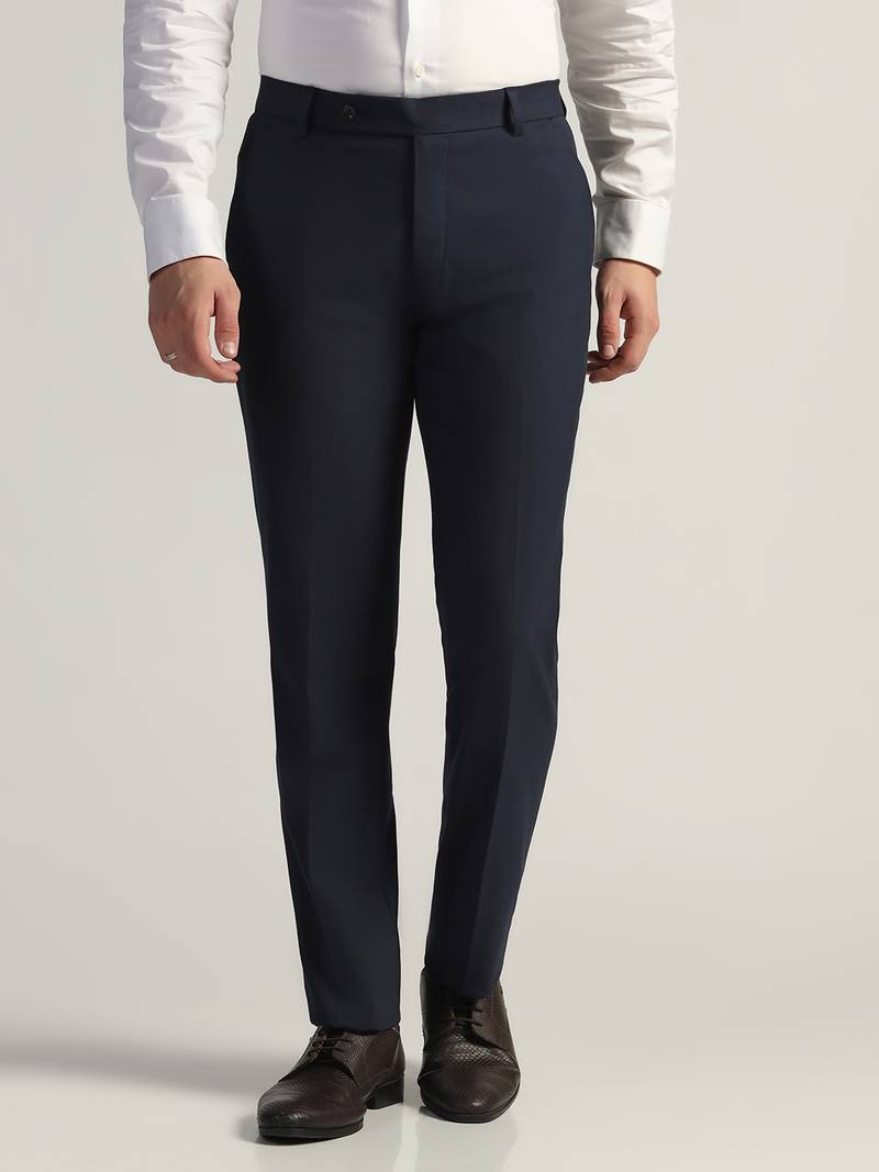 Blue strechable trousers