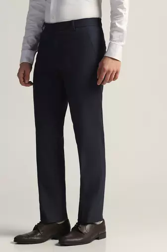 Blue strechable trousers