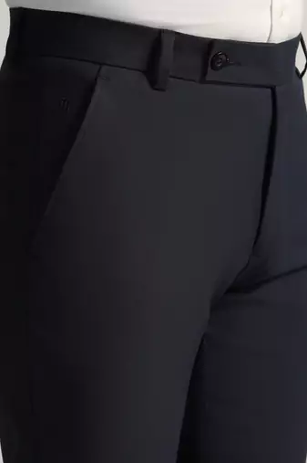 Blue strechable trousers