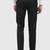Black regular work wear trousers