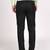 Black regular work wear trousers