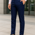 Blue formal trousers
