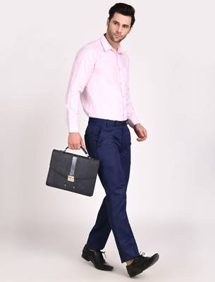 Blue formal trousers 4