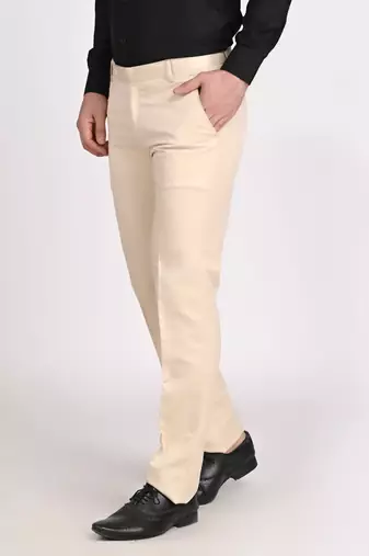 Beige trousers
