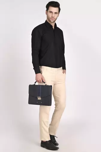 Beige trousers