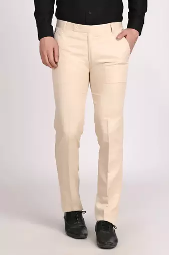 Beige trousers