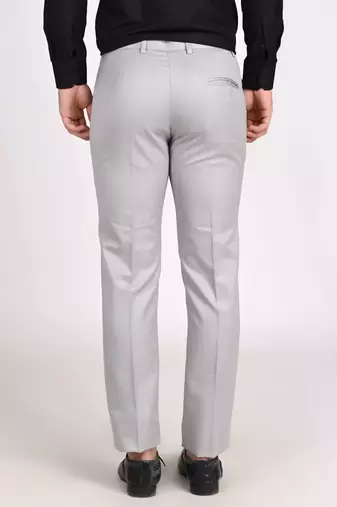 Grey formal trousers