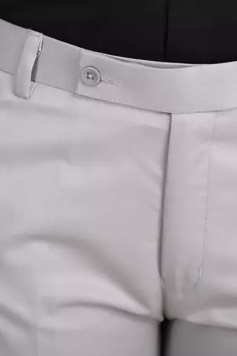 Grey formal trousers