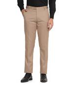 Light brown formal trousers