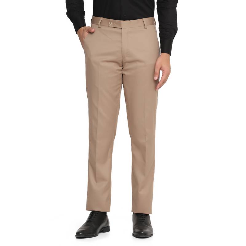 Light brown formal trousers