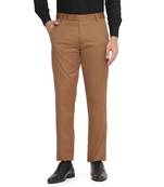 Brown formal trousers