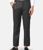 Navy blue checkered trousers