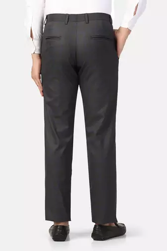 Navy blue checkered trousers