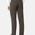 Brown checkered formal trousers