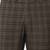Brown checkered formal trousers