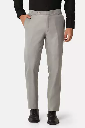 Light grey formal trousers