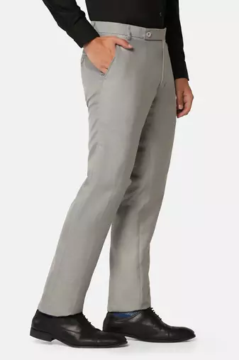 Light grey formal trousers