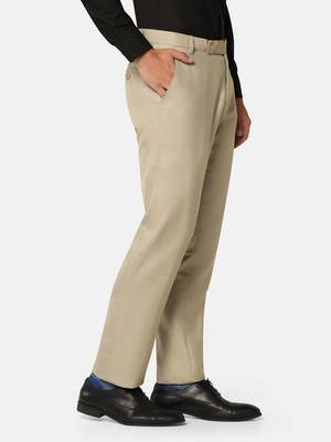 Beige formal trousers 4