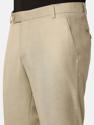 Beige formal trousers 5