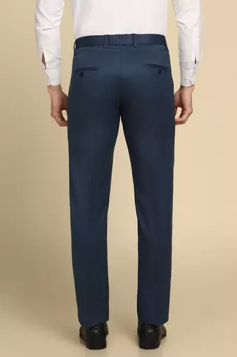 Blue strechable trousers