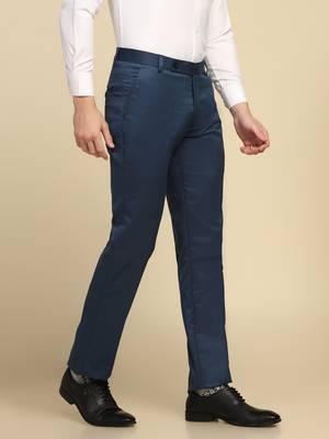 Blue strechable trousers 3