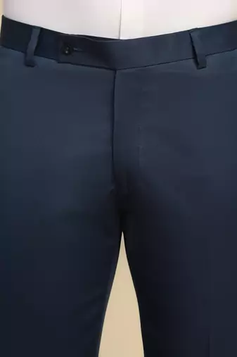 Blue strechable trousers