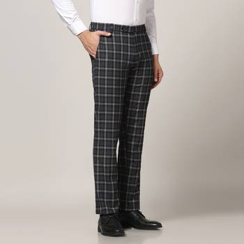 Black checkered trousers 4