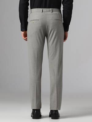 Relaxed fit grey trousers 3