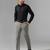 Relaxed fit grey trousers